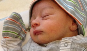 Samuel recién nacido
